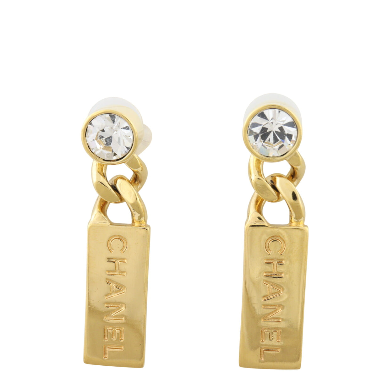 Chanel Crystal Logo Tag Drop Earrings_IMG_0615.jpeg