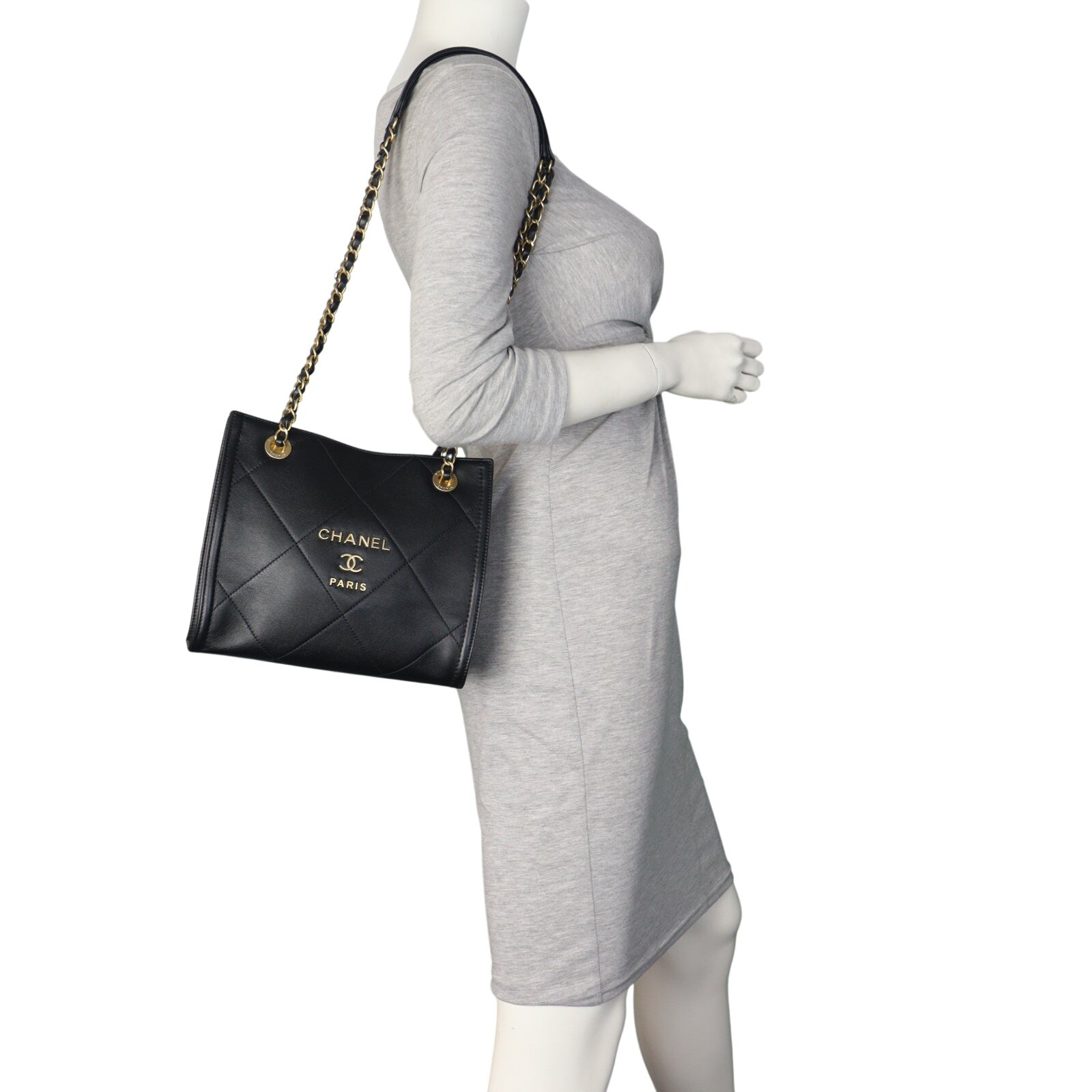 Chanel Logo Quilted Shopper Tote Mini_IMG_1248.jpeg