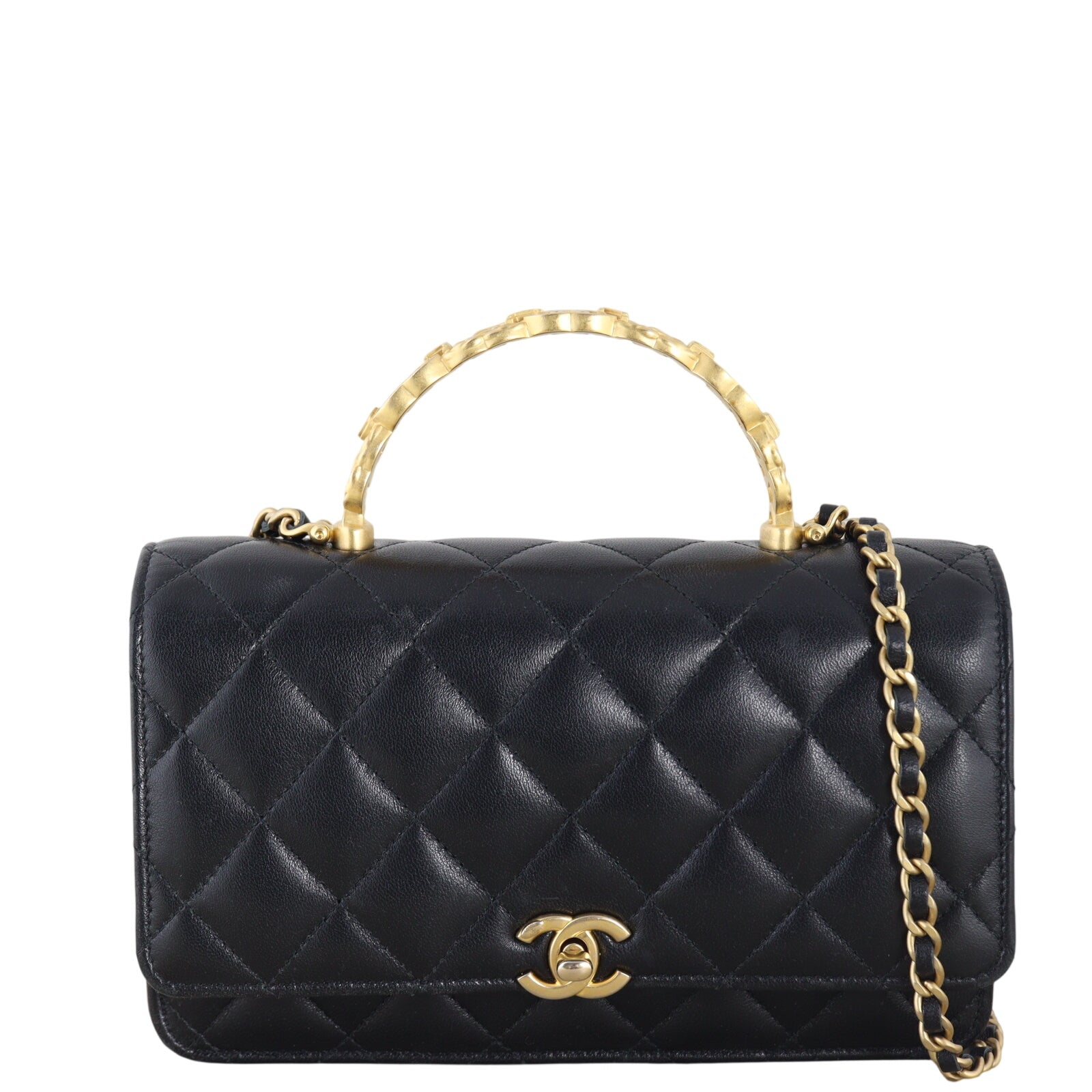 Chanel Logo Top Handle Wallet on Chain_IMG_6249.jpeg
