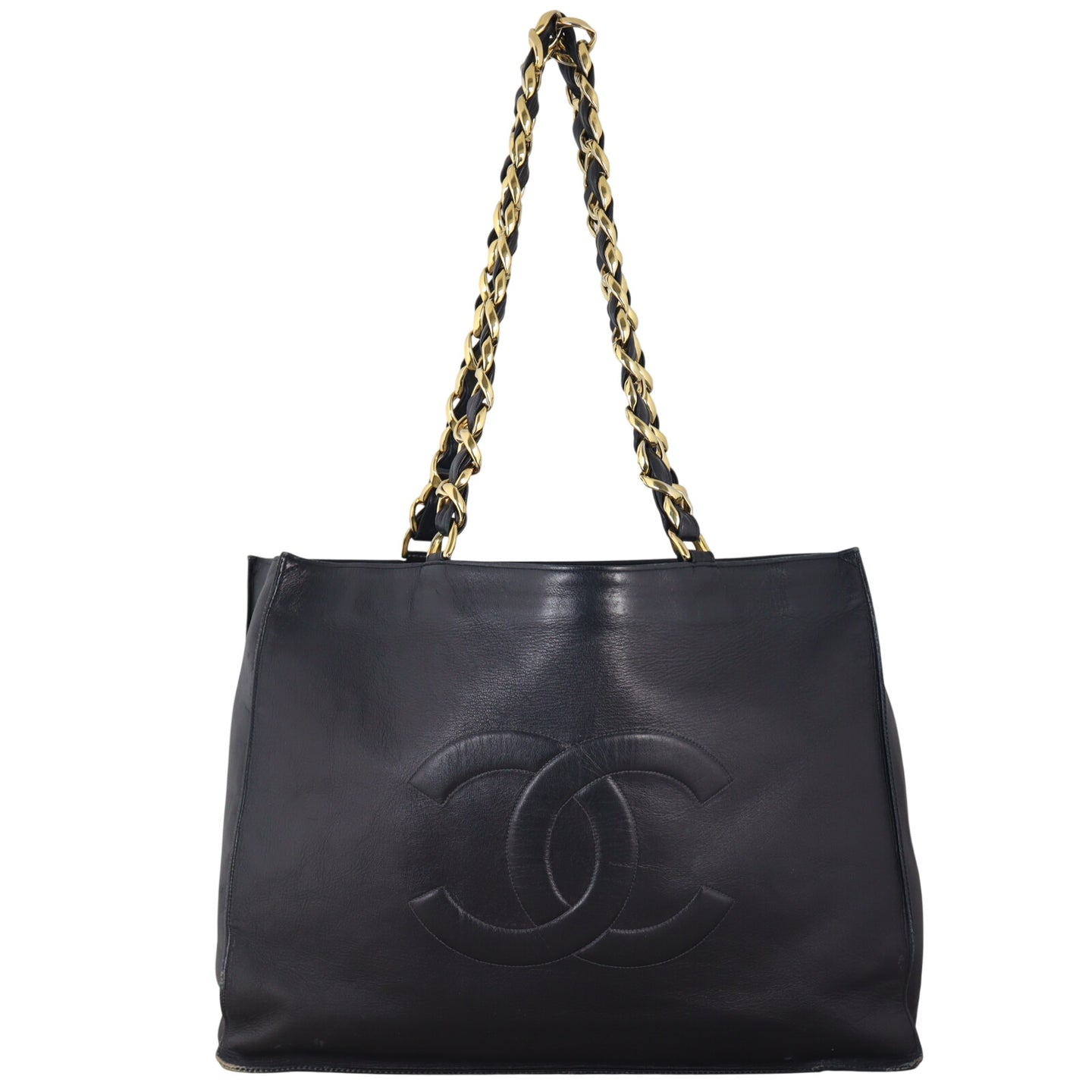 Chanel Vintage CC Jumbo XL Chain Shoulder Bag_IMG_7233.jpeg