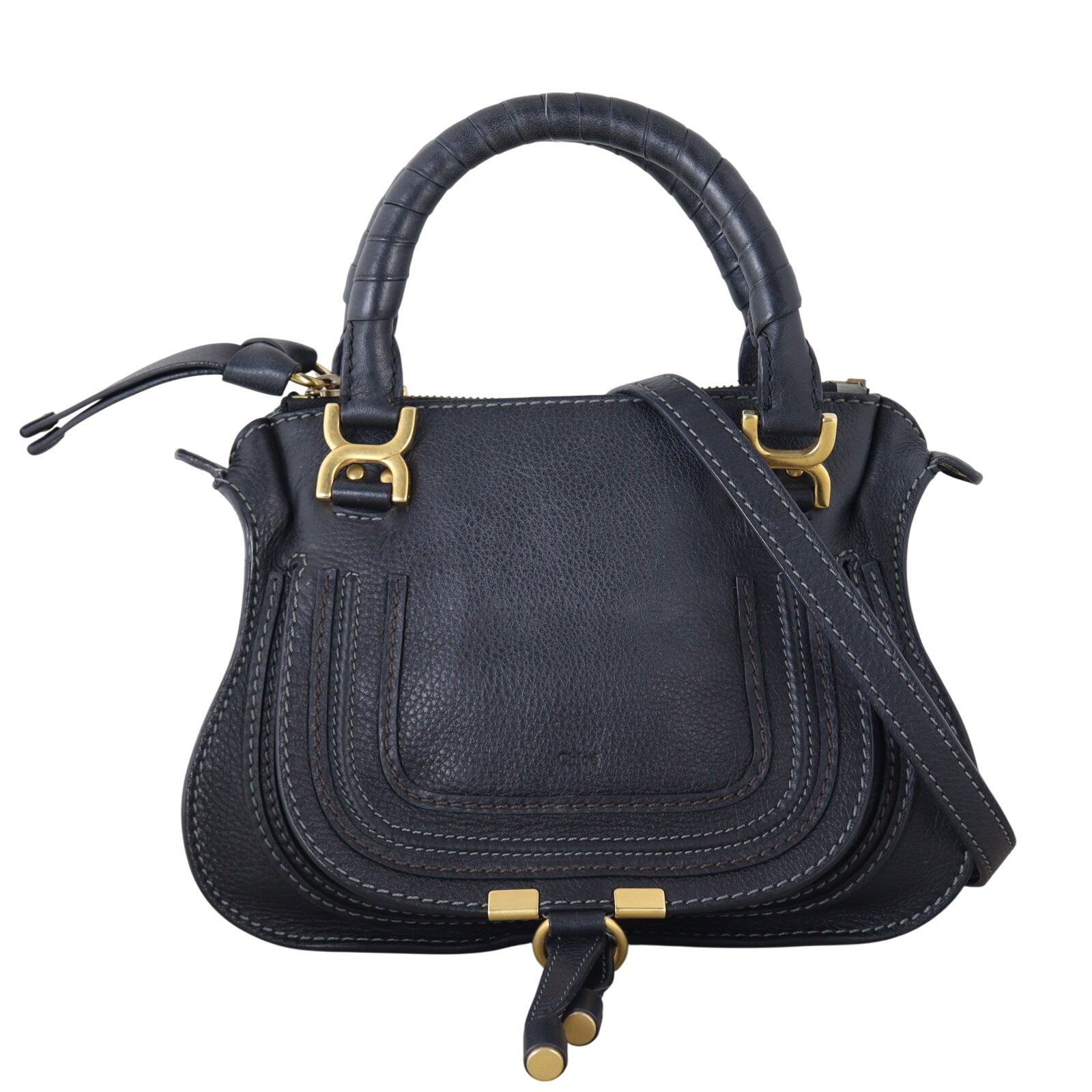 Chloe Marcie Mini Satchel (black)_IMG_4540.jpeg
