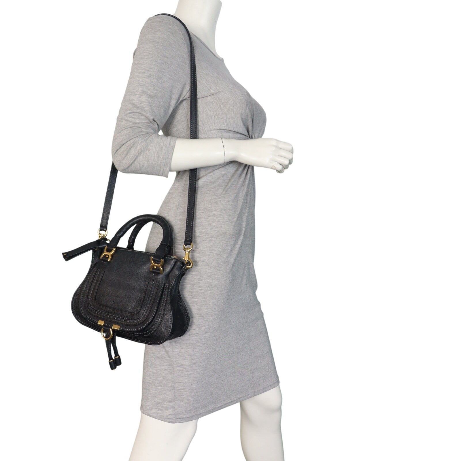Chloe Marcie Mini Satchel (black)_IMG_9454.jpeg