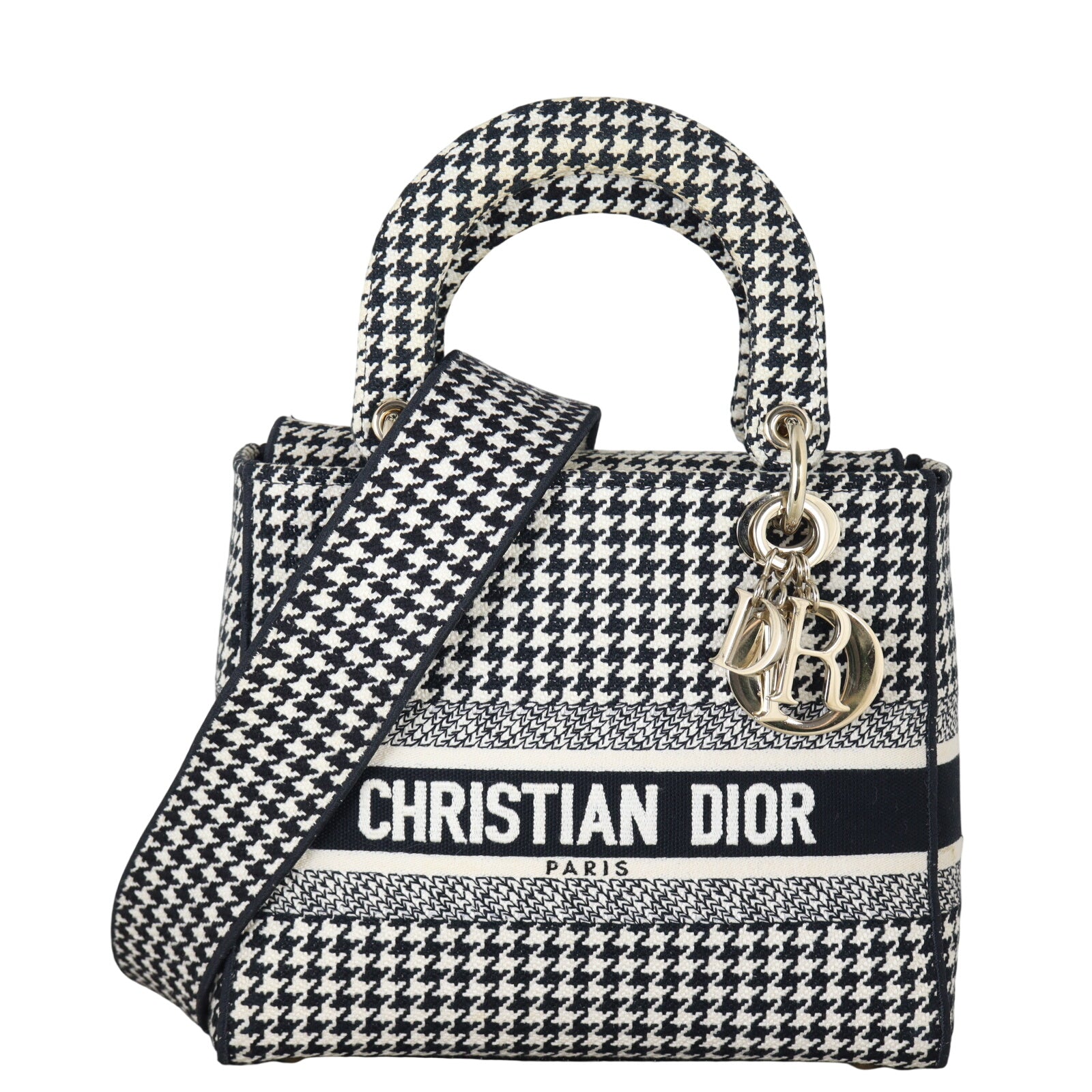 Dior Lady D-Lite Medium Houndstooth_IMG_0522.jpeg