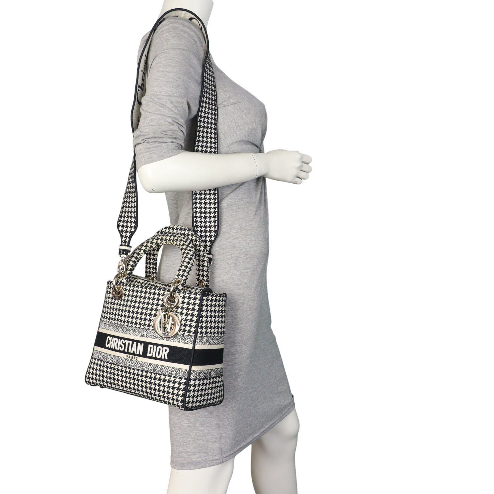 Dior Lady D-Lite Medium Houndstooth_IMG_0600.jpeg