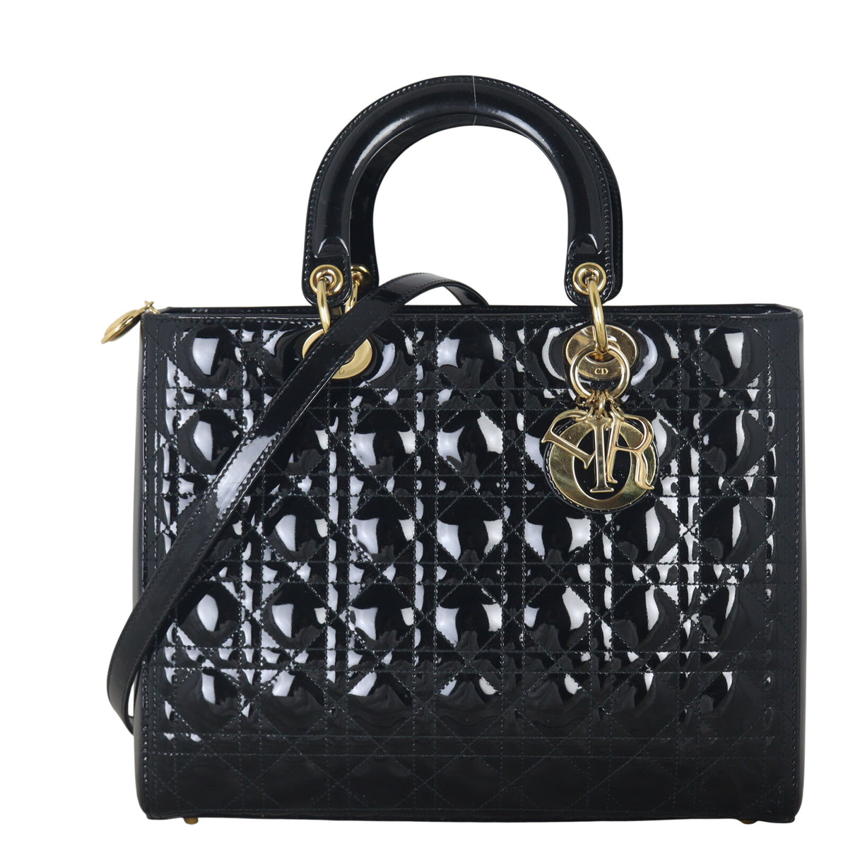 Dior Lady Dior Large Patent_IMG_3501.jpeg
