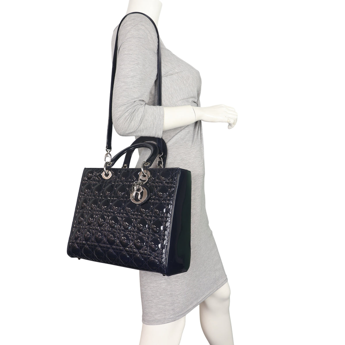 Dior Lady Dior Large Patent_IMG_7207.jpeg
