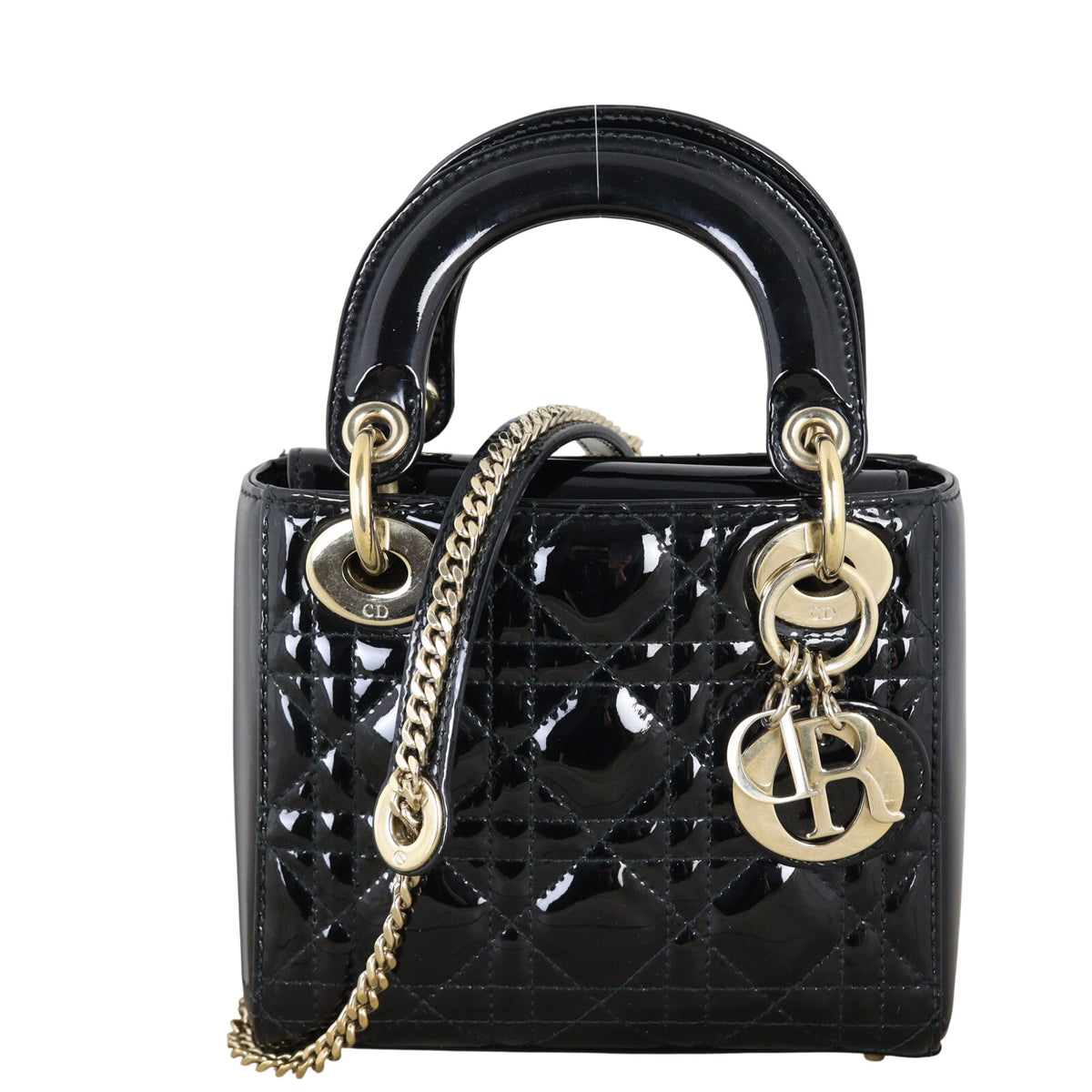 Dior Lady Dior Mini Patent_IMG_4274.jpeg