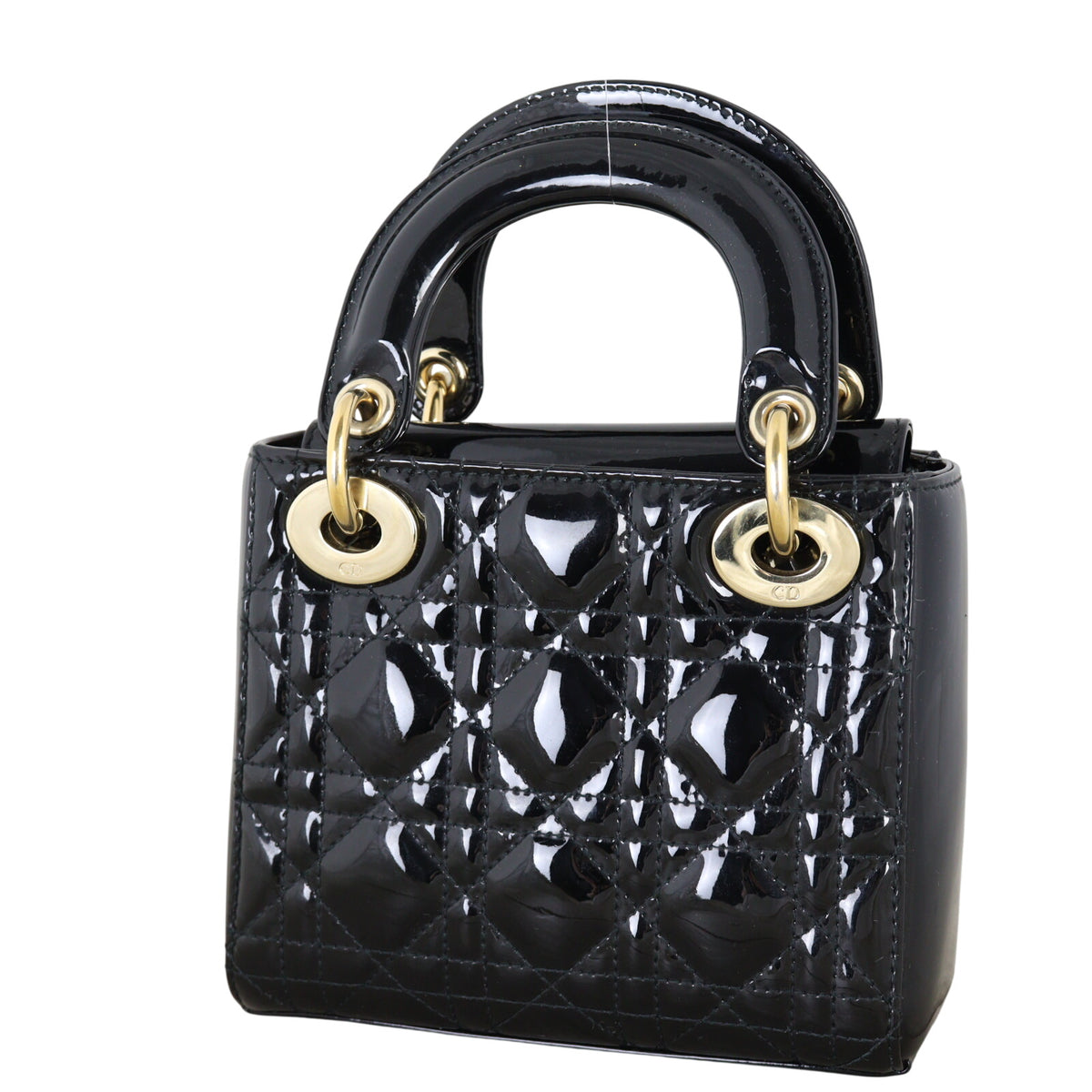 Dior Lady Dior Mini Patent_IMG_4275.jpeg