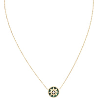 Dior Rose Des Vents Diamond Malachite 18k Yellow Gold Necklace_IMG_5479.jpg