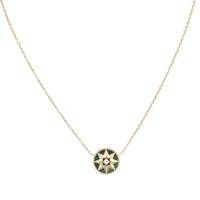 Dior Rose Des Vents Diamond Malachite 18k Yellow Gold Necklace_IMG_5484.jpg
