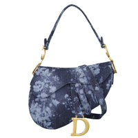 Dior Saddle Bag with Strap Denim