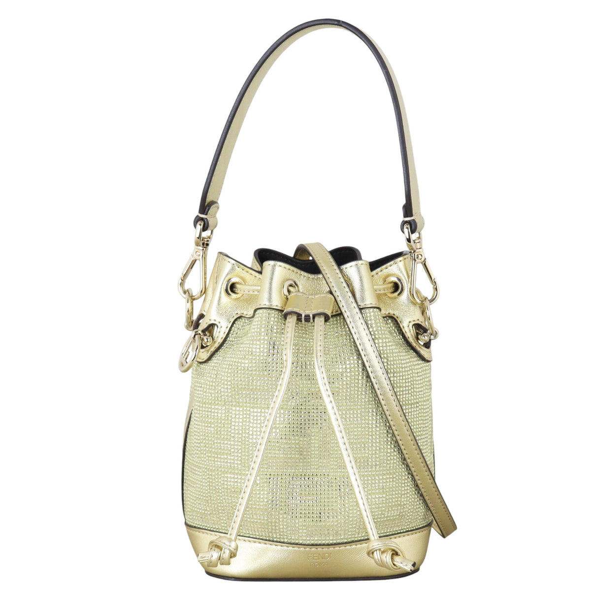 Fendi Mon Tresor Mini Bucket Bag Crystal