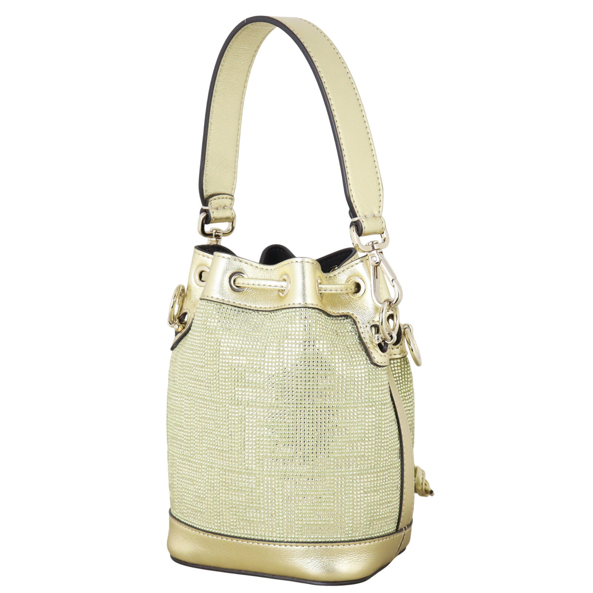 Fendi Mon Tresor Mini Bucket Bag Crystal