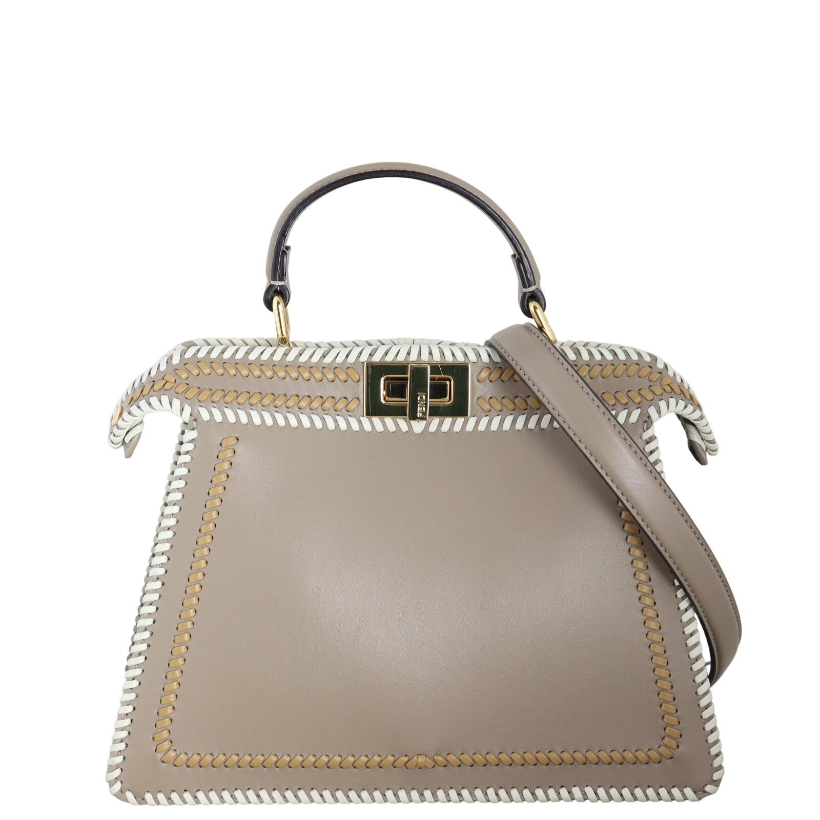 Fendi Peekaboo IseeU Small Woven_IMG_9751.jpeg