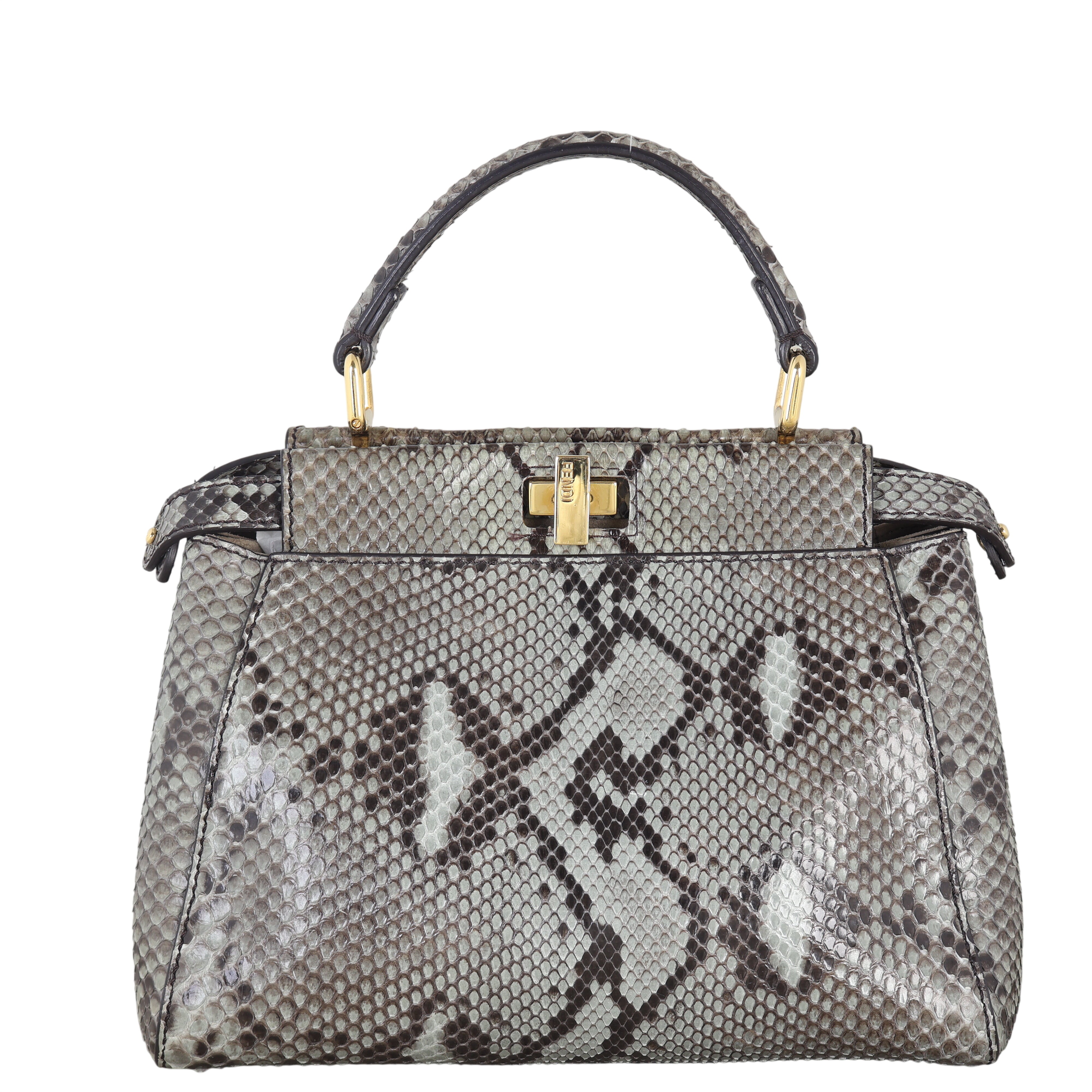 Fendi Peekaboo Mini Python – Luxe.It.Fwd