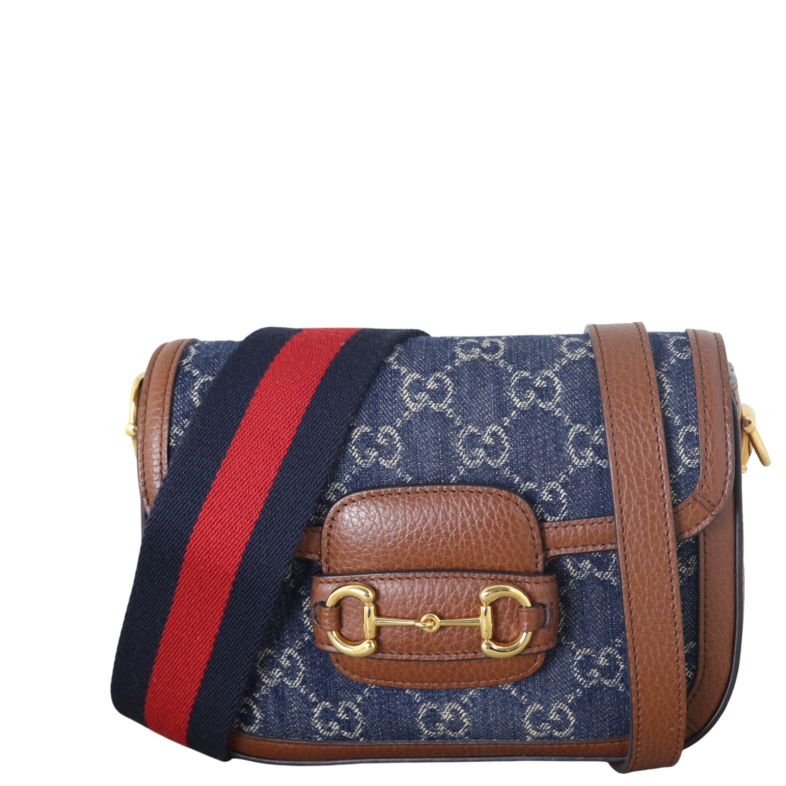 Gucci GG Denim Horsebit 1955 Shoulder Bag Mini_IMG_4653.jpeg