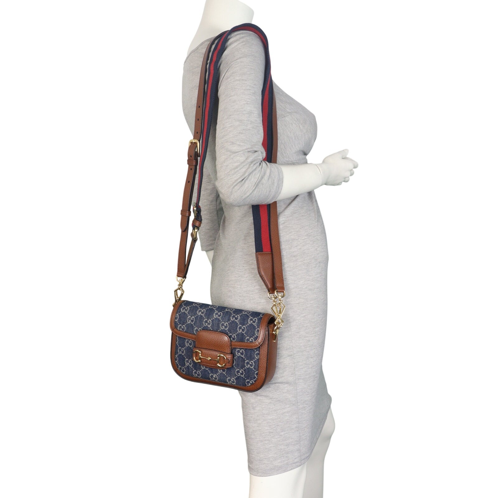 Gucci GG Denim Horsebit 1955 Shoulder Bag Mini_IMG_4694.jpeg