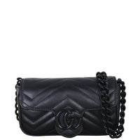 Gucci GG Marmont Matelasse Mini Belt Bag Monochrome (black)_IMG_9933.jpeg