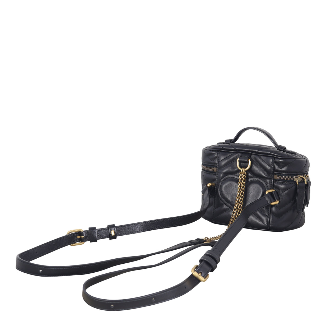Gucci GG Marmont Matelasse Round Backpack Mini _IMG_7410.jpeg