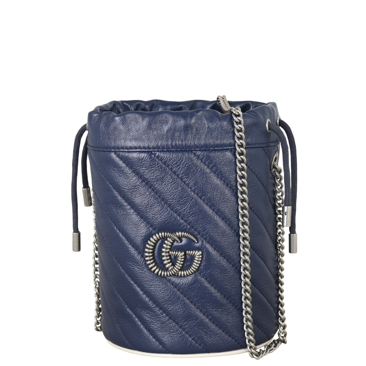 Gucci GG Marmont Mini Bucket Bag (navy)_IMG_7324.jpeg