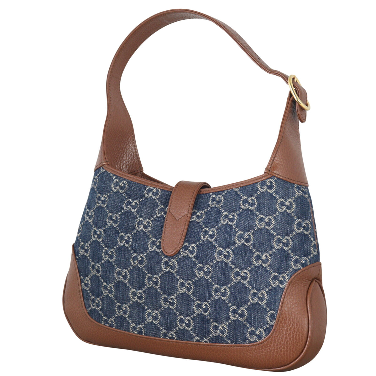 Gucci Jackie 1961 GG Denim Small Hobo_IMG_6845.jpeg