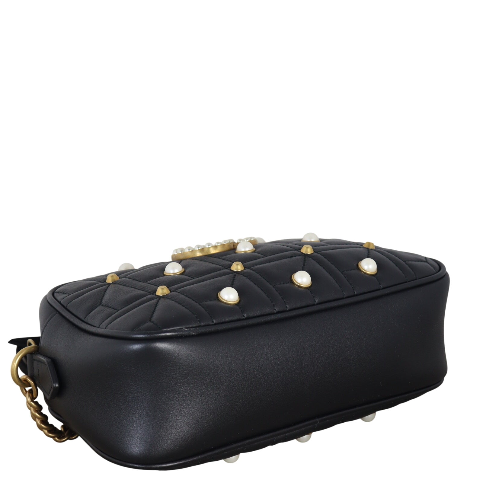 Gucci Marmont Matelasse Pearl Embellished Small Camera Bag_IMG_7475.jpeg