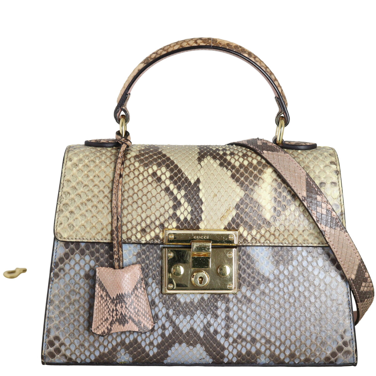 Gucci Padlock Top Handle Bag Python_IMG_4462.jpeg