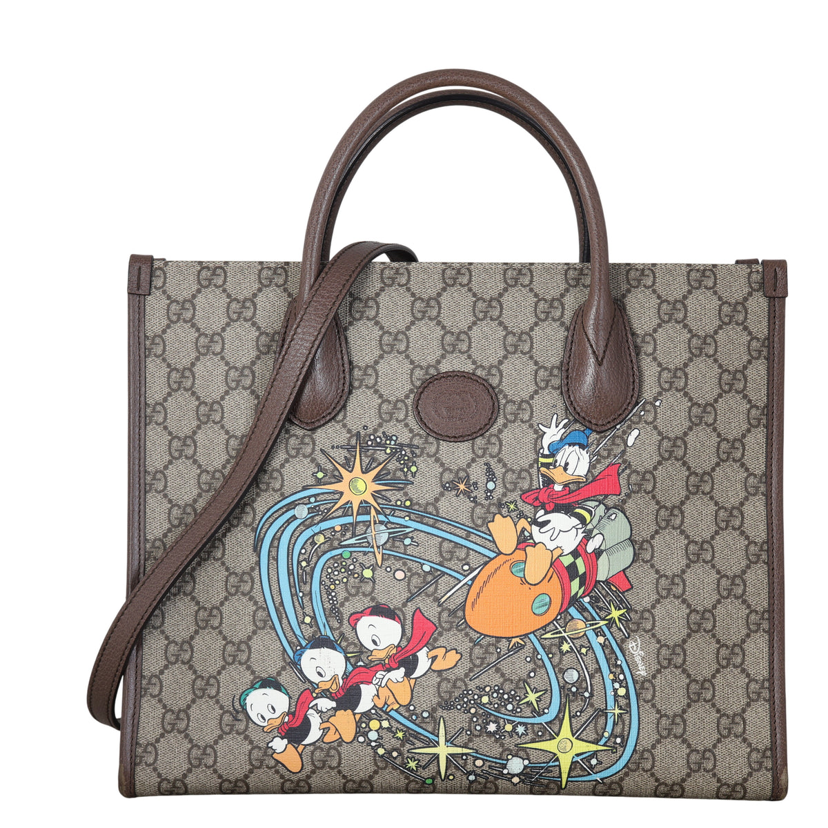 Gucci x Disney Donald Duck GG Supreme Interlocking G Tote Small_IMG_8345.jpeg