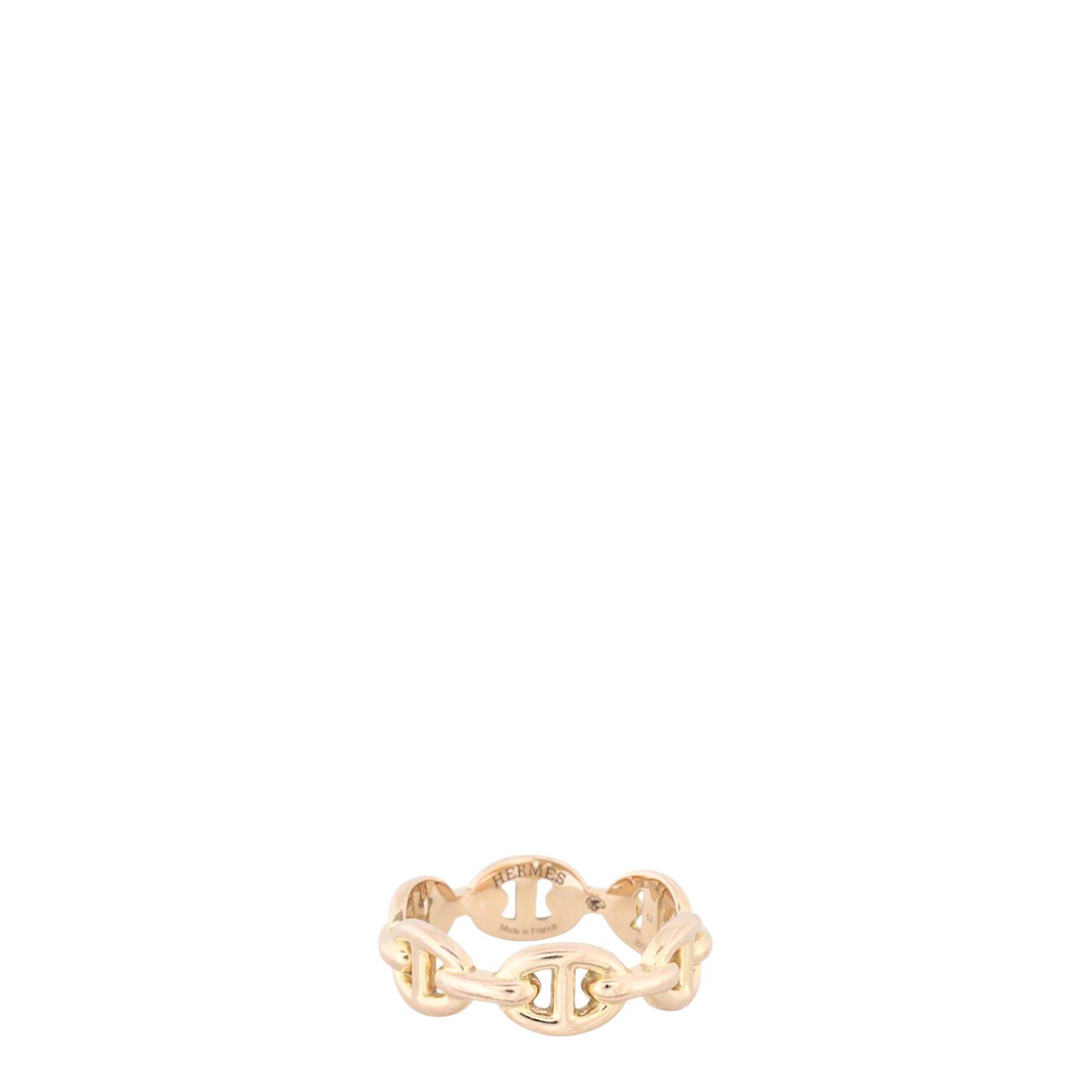 Hermes Chaine d'Ancre Enchainee 18k Rose Gold Ring_IMG_9214.jpg