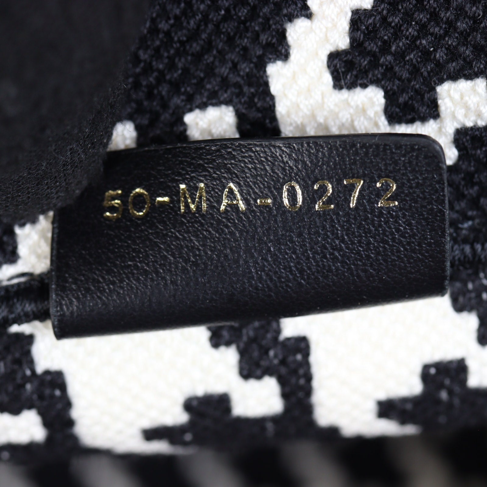 Dior Book Tote Small Houndstooth