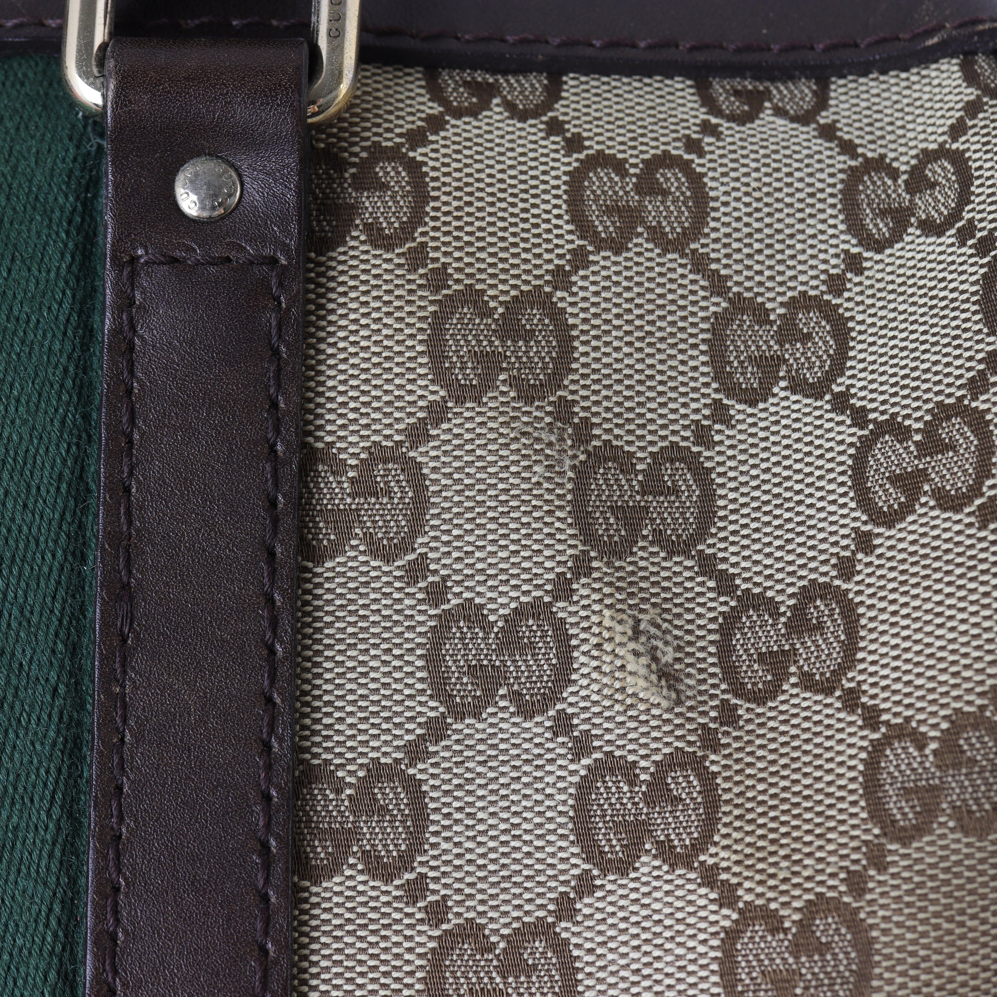 Gucci Vintage Web Original GG Boston Bag Medium