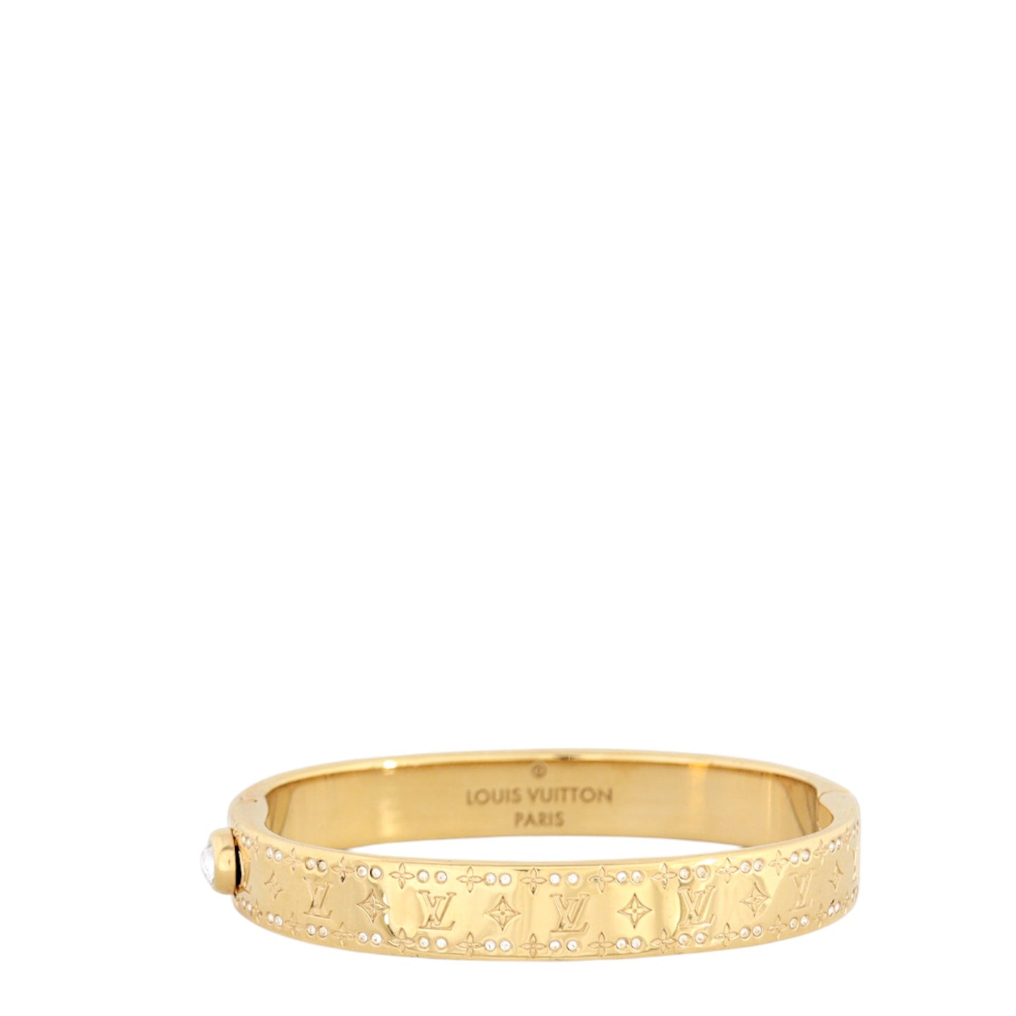 Louis Vuitton Nanogram Crystal Cuff Bracelet