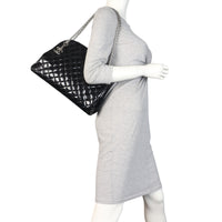 Chanel Just Mademoiselle Bowler Bag Patent