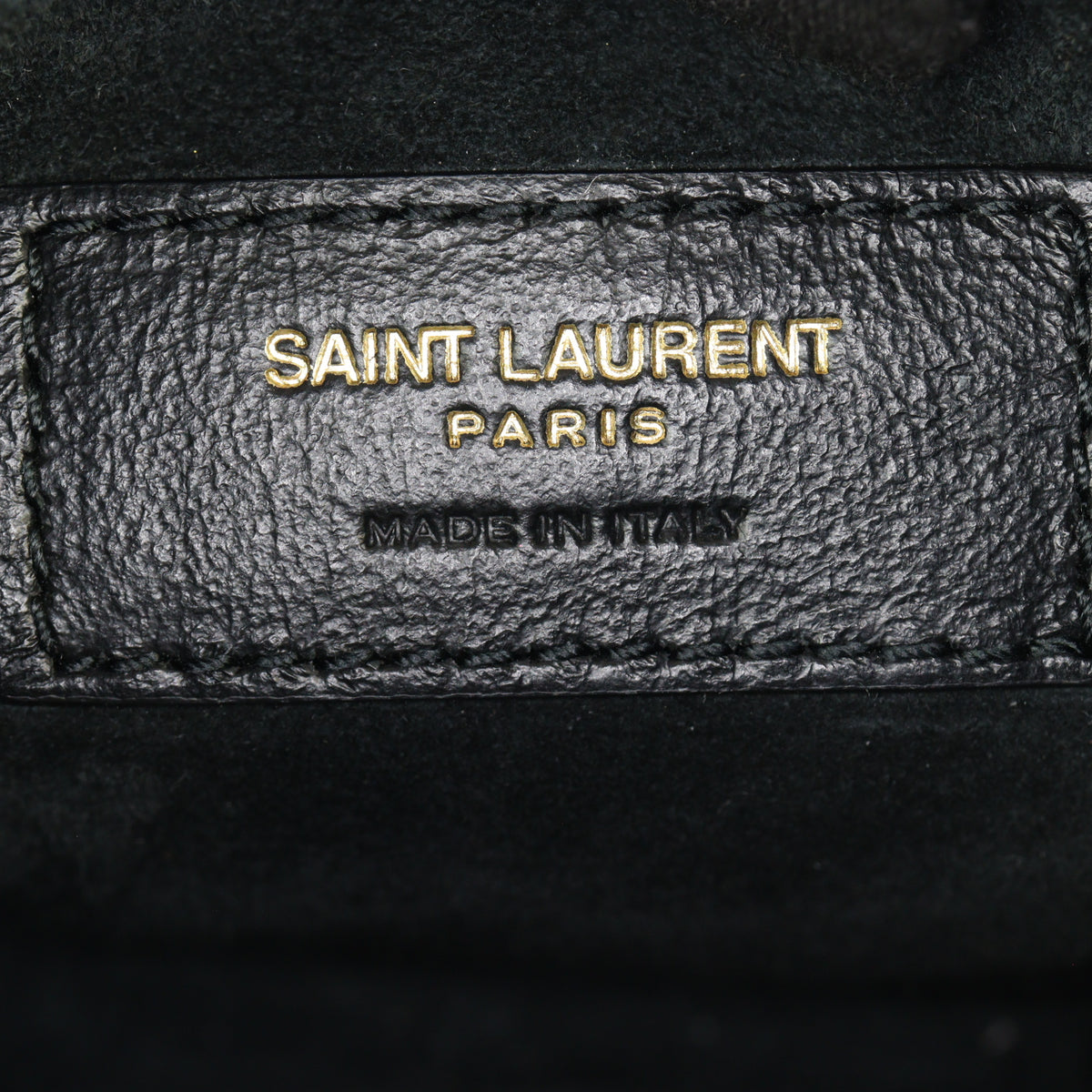 Saint Laurent Le 37 Micro Leather Bucket Bag