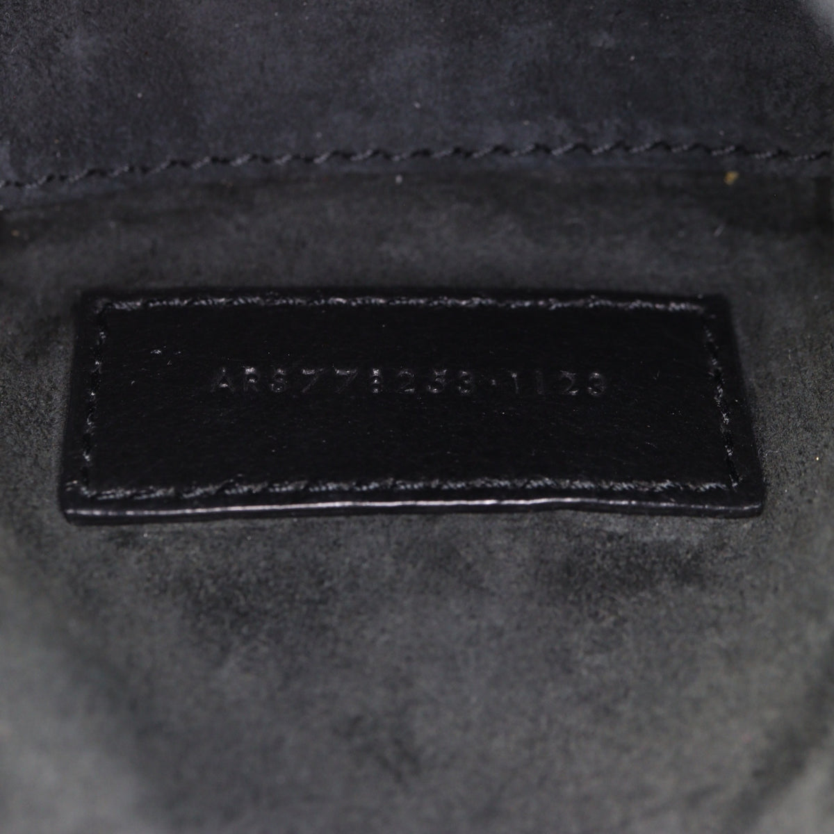 Saint Laurent Le 37 Micro Leather Bucket Bag