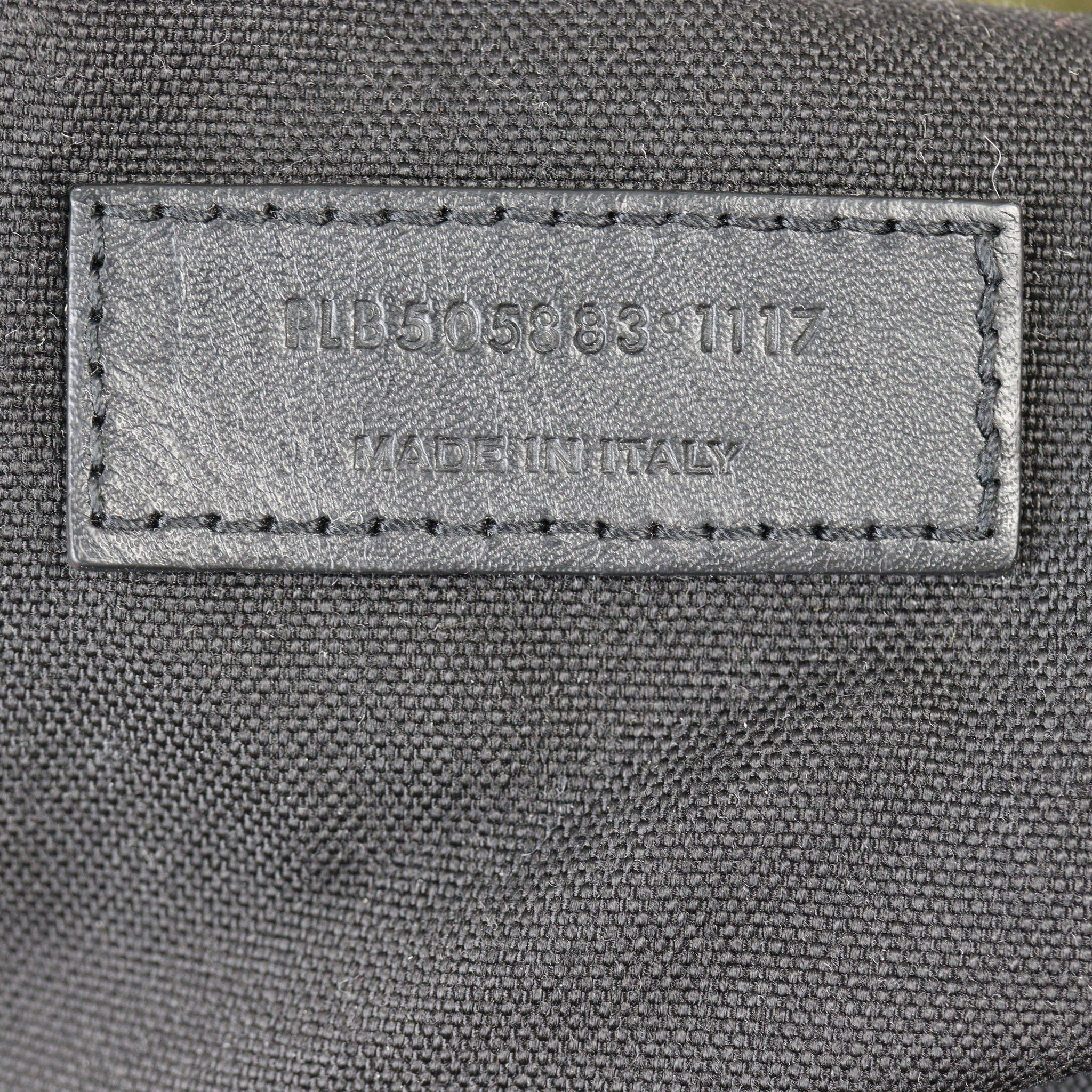 Saint Laurent Noe Canvas Multi Patch Backpack