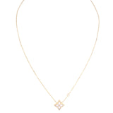 Louis Vuitton Color Blossom BB Star Diamond Mother of Pearl 18k Rose Gold Pendant Necklace_IMG_4313.jpg