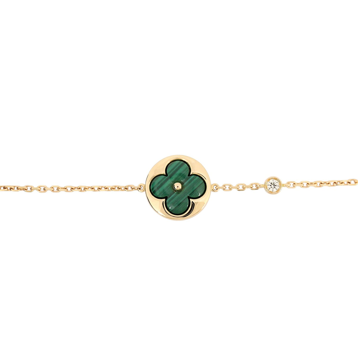 Louis Vuitton Color Blossom BB Sun Malachite Diamond 18k Rose Gold Bracelet_IMG_4844.jpg