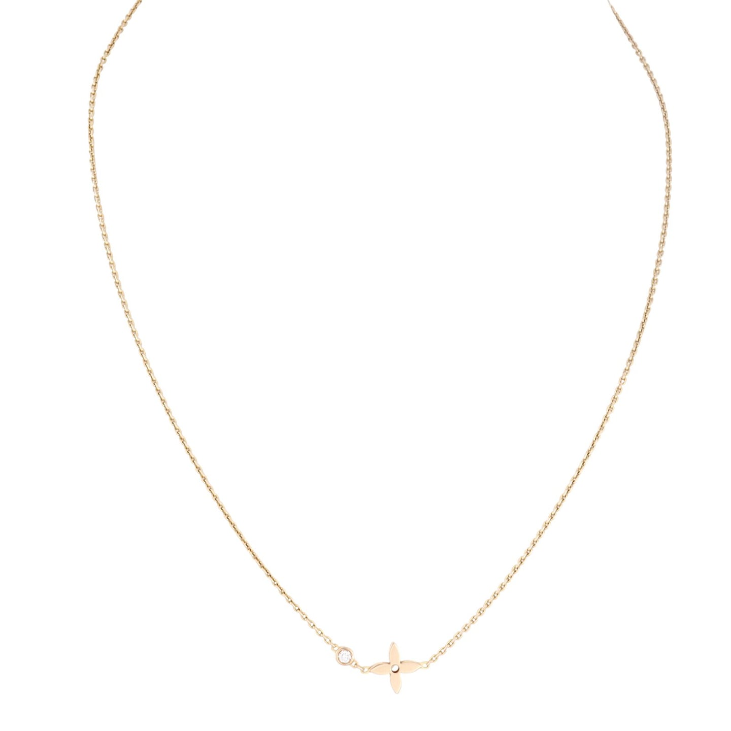 Louis Vuitton Idylle Blossom Diamond 18k Rose Gold Pendant Necklace_IMG_4337.jpg
