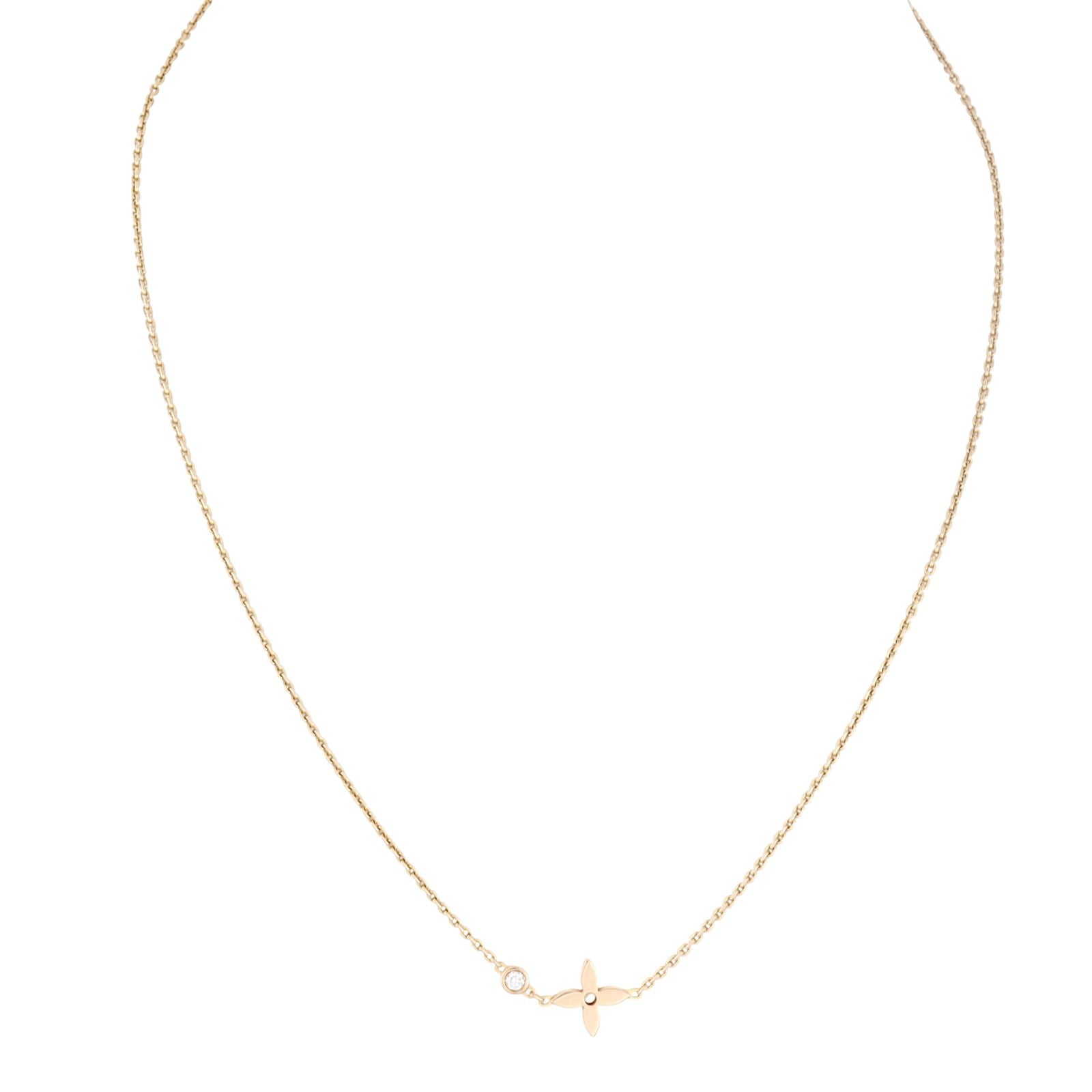 Louis Vuitton Idylle Blossom Diamond 18k Rose Gold Pendant Necklace_IMG_4337.jpg