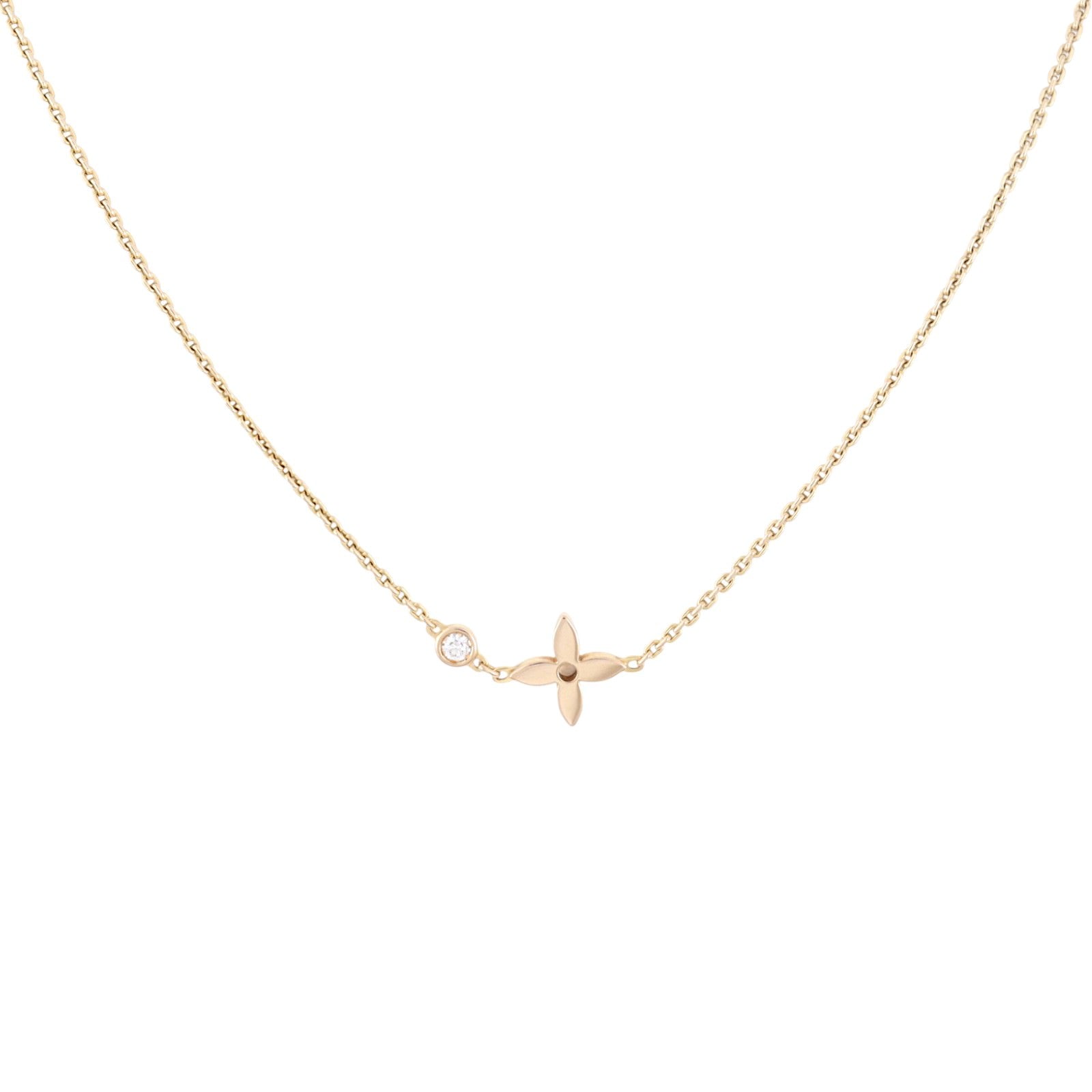 Louis Vuitton Idylle Blossom Diamond 18k Rose Gold Pendant Necklace_IMG_4348.jpg