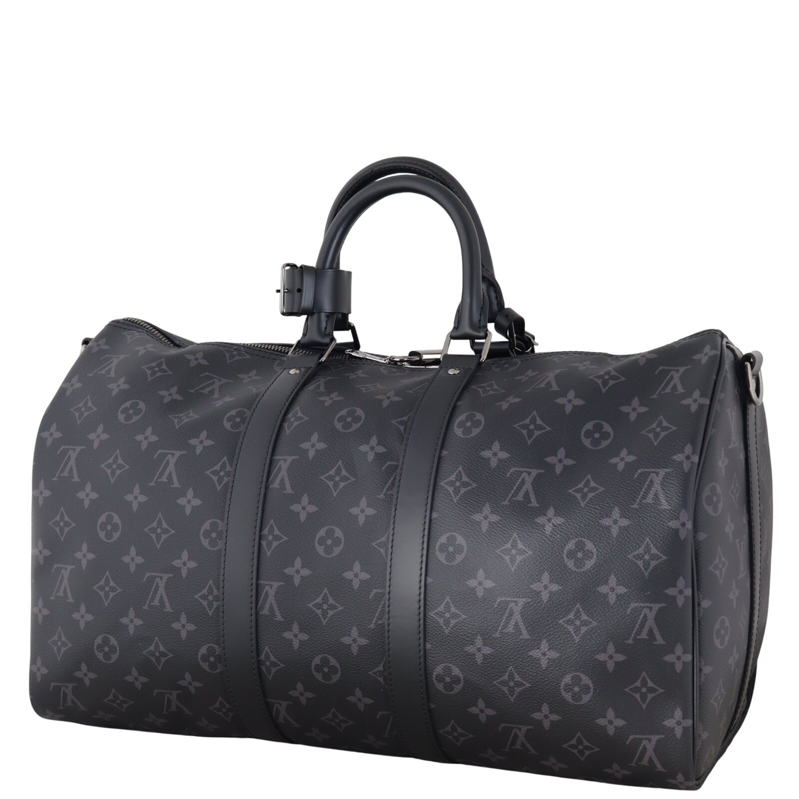 Louis Vuitton Keepall 45 Bandouliere Monogram Eclipse (hot stamped)_IMG_2056.jpeg