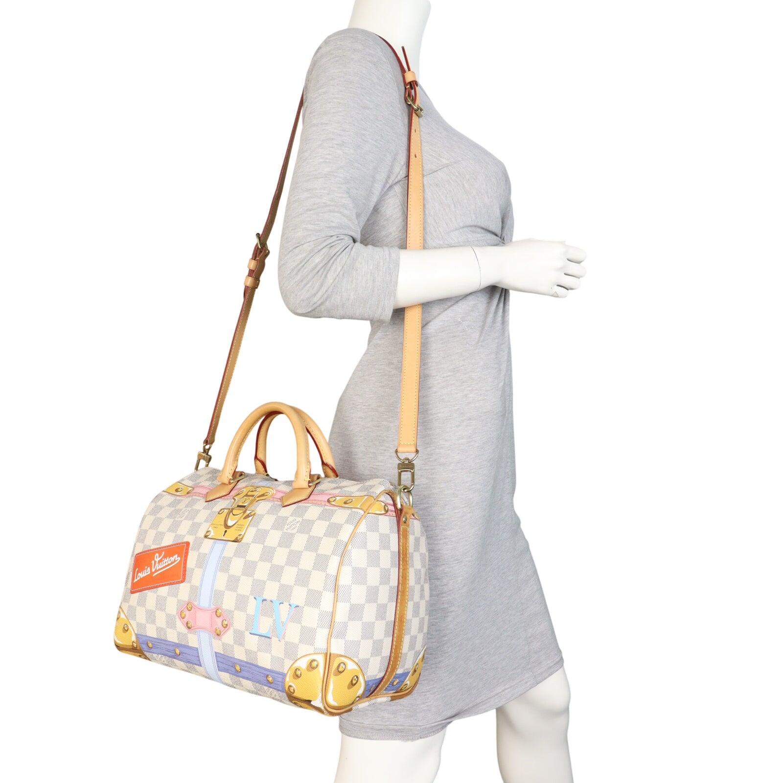 Louis Vuitton Speedy 30 Bandouliere Damier Azur Summer Trunks_IMG_0305.jpeg