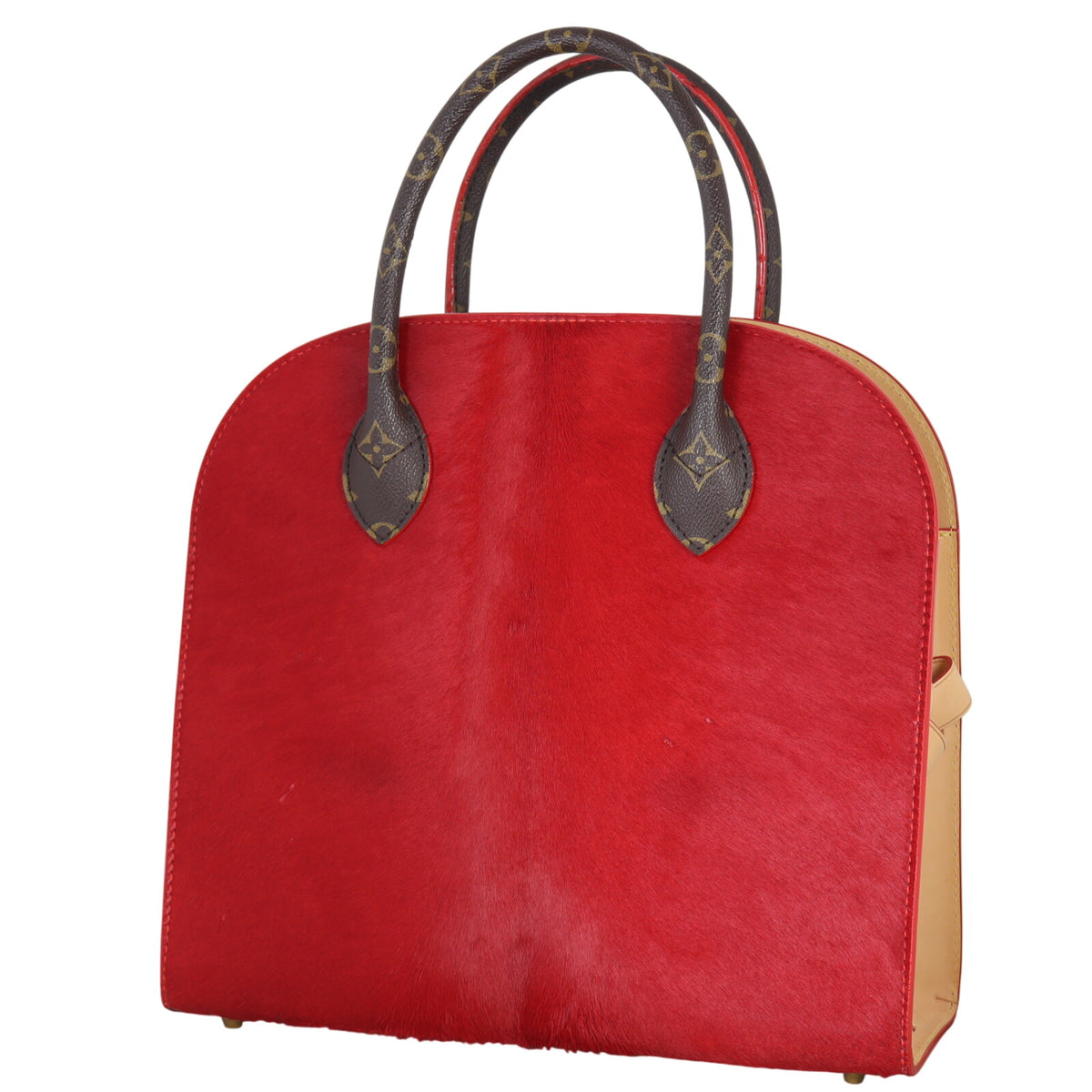 Louis Vuitton x Louboutin Calf Hair Studded Monogram Tote_IMG_7510.jpeg
