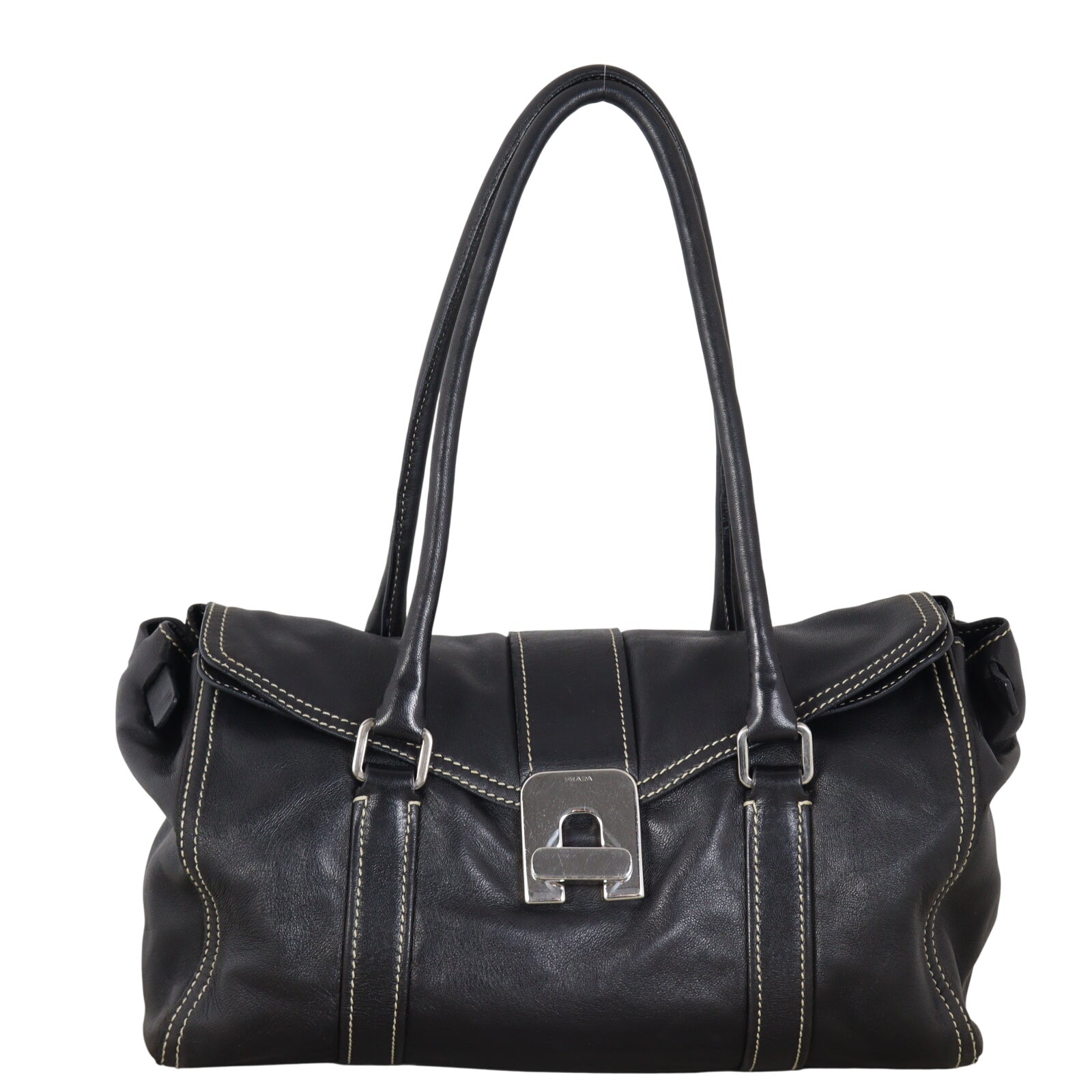 Prada Nappa Bauletto Bag (black)_IMG_2606.jpeg