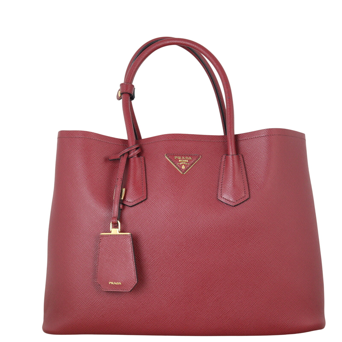 Prada Saffiano Cuir Double Bag Large (red)_IMG_4388.jpeg