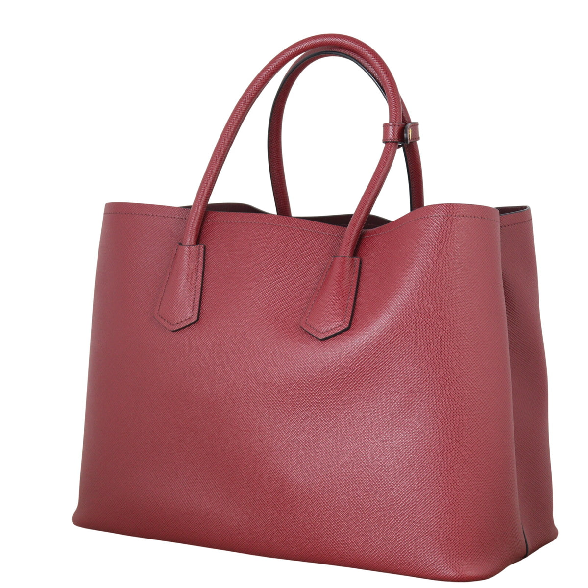 Prada Saffiano Cuir Double Bag Large (red)_IMG_4390.jpeg