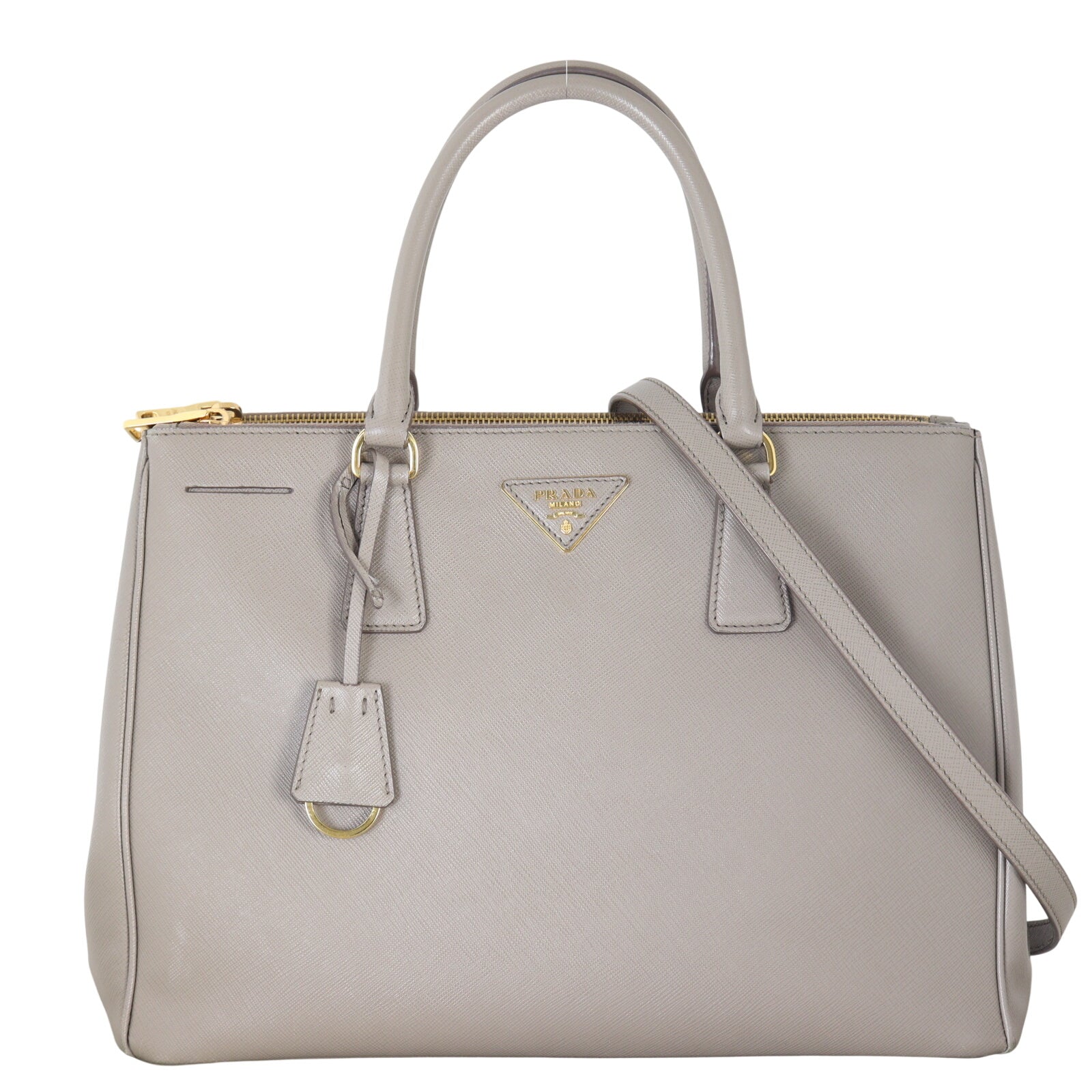 Prada Saffiano Lux Galleria Double Zip Tote Medium_IMG_5704.jpeg