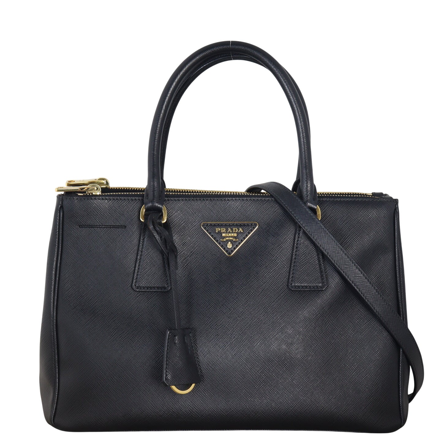 Prada Saffiano Lux Galleria Double Zip Tote Medium_IMG_7406.jpeg