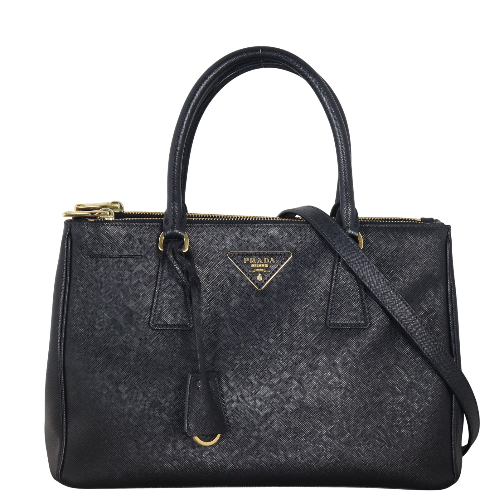 Prada Saffiano Lux Galleria Double Zip Tote Medium_IMG_7406.jpeg